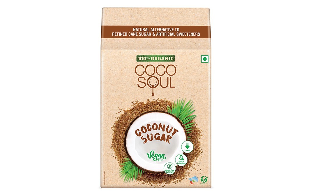 Coco Soul 100% Organic Coconut Sugar    Pack  200 grams
